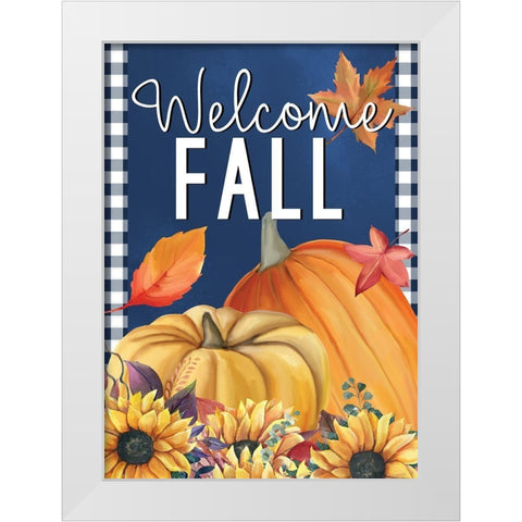 In the Fall 1 White Modern Wood Framed Art Print by Allen, Kimberly