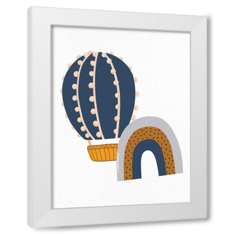 Chase 2 White Modern Wood Framed Art Print by Allen, Kimberly