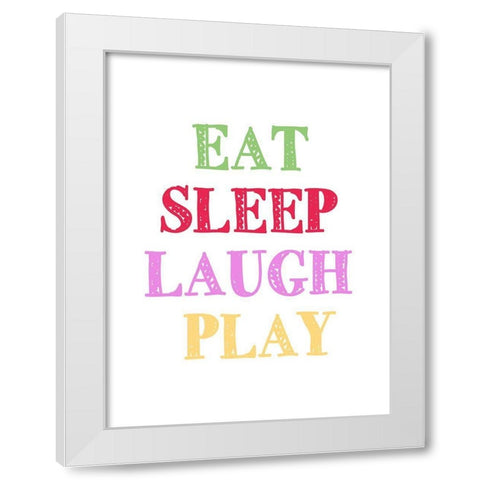 Draw 2 White Modern Wood Framed Art Print by Allen, Kimberly