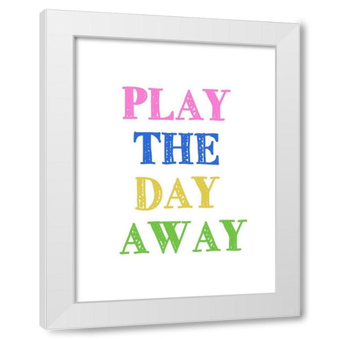 Draw 3 White Modern Wood Framed Art Print by Allen, Kimberly