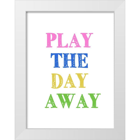 Draw 3 White Modern Wood Framed Art Print by Allen, Kimberly