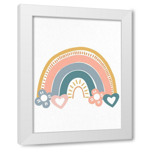 Learn 2 White Modern Wood Framed Art Print by Allen, Kimberly