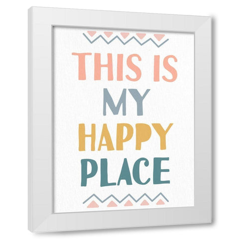 Learn 3 White Modern Wood Framed Art Print by Allen, Kimberly