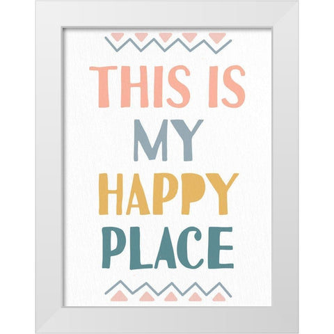 Learn 3 White Modern Wood Framed Art Print by Allen, Kimberly