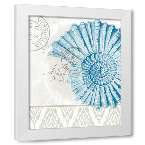 By the Sea 3 White Modern Wood Framed Art Print by Allen, Kimberly
