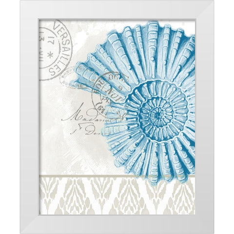 By the Sea 3 White Modern Wood Framed Art Print by Allen, Kimberly