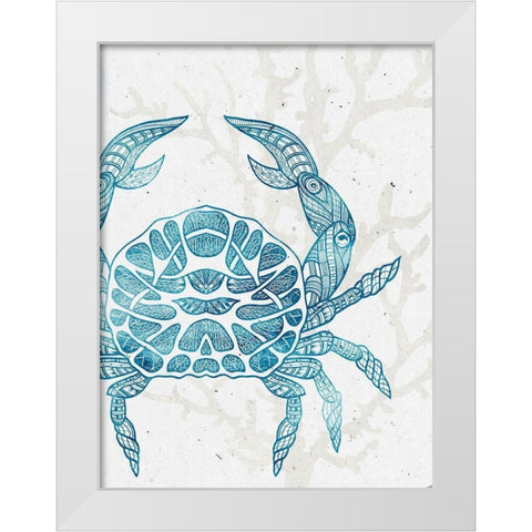 Sea Creature 3 White Modern Wood Framed Art Print by Allen, Kimberly