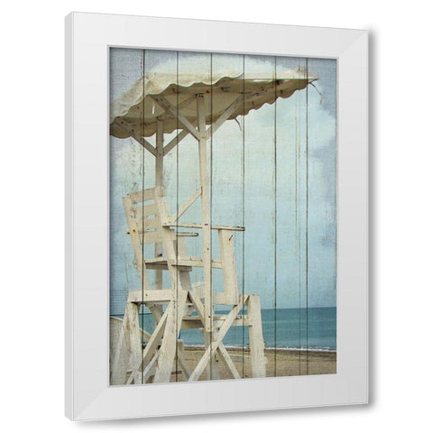 View of the Sea White Modern Wood Framed Art Print by Allen, Kimberly