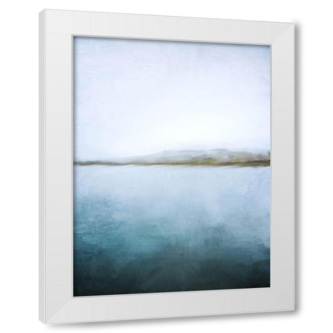Horizon White Modern Wood Framed Art Print by Allen, Kimberly