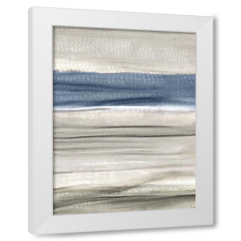Serenity Hue White Modern Wood Framed Art Print by Allen, Kimberly