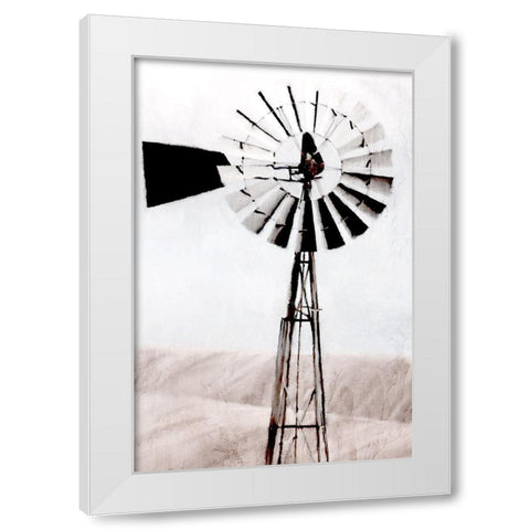 Standing Tall White Modern Wood Framed Art Print by Allen, Kimberly