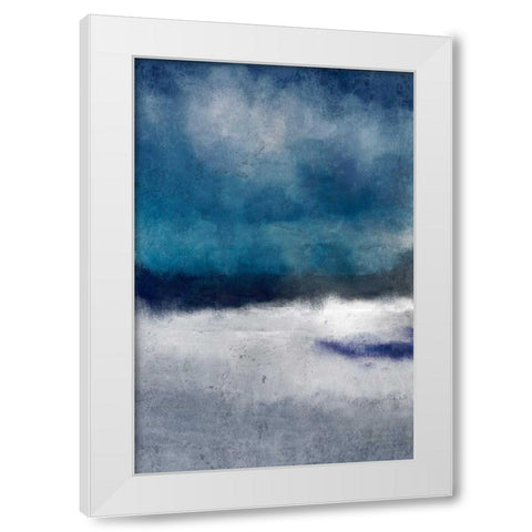 Layers of Sky White Modern Wood Framed Art Print by Allen, Kimberly