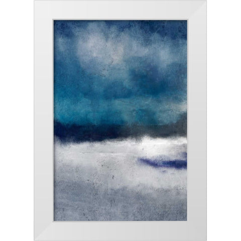 Layers of Sky White Modern Wood Framed Art Print by Allen, Kimberly