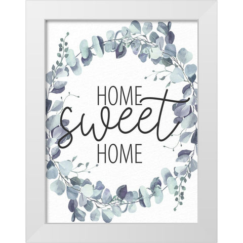 Sweet Home White Modern Wood Framed Art Print by Allen, Kimberly