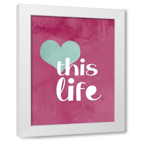 Love This White Modern Wood Framed Art Print by Allen, Kimberly