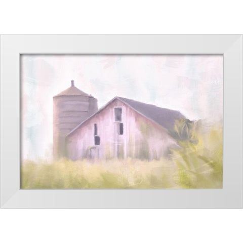 In the Fields White Modern Wood Framed Art Print by Allen, Kimberly