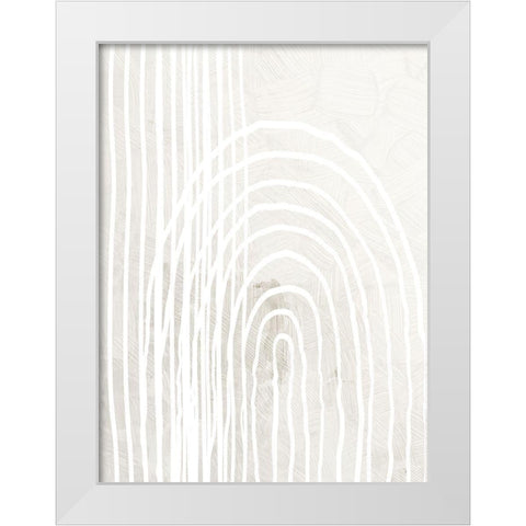 Arch 1 White Modern Wood Framed Art Print by Allen, Kimberly