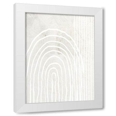 Arch 2 White Modern Wood Framed Art Print by Allen, Kimberly