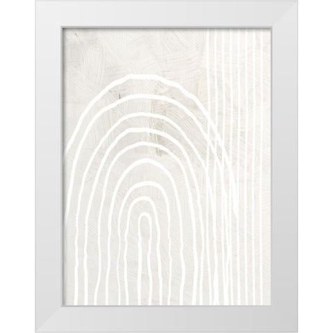 Arch 2 White Modern Wood Framed Art Print by Allen, Kimberly