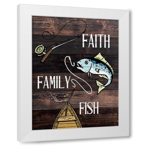 Live Lake 2 White Modern Wood Framed Art Print by Allen, Kimberly