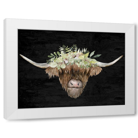Highland White Modern Wood Framed Art Print by Allen, Kimberly