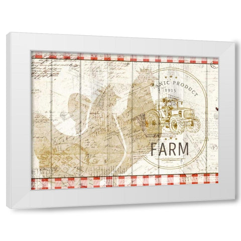Farm Fresh 2 White Modern Wood Framed Art Print by Allen, Kimberly