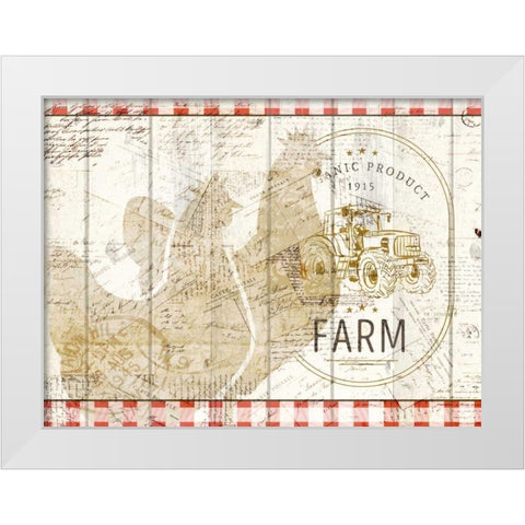 Farm Fresh 2 White Modern Wood Framed Art Print by Allen, Kimberly