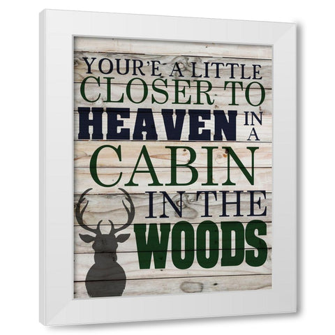 Closer to Heaven White Modern Wood Framed Art Print by Allen, Kimberly