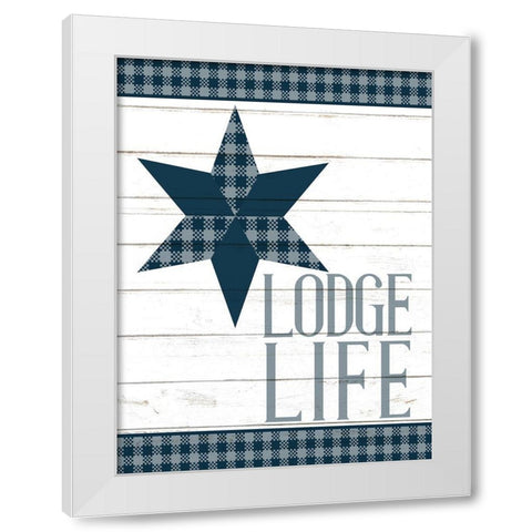 To the Lodge 6 White Modern Wood Framed Art Print by Allen, Kimberly