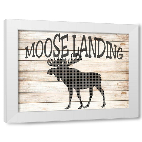 Crossing 2 White Modern Wood Framed Art Print by Allen, Kimberly