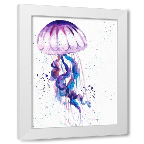 Jelly Jelly 2 White Modern Wood Framed Art Print by Allen, Kimberly