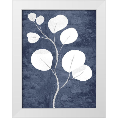 On Blue 2 White Modern Wood Framed Art Print by Allen, Kimberly