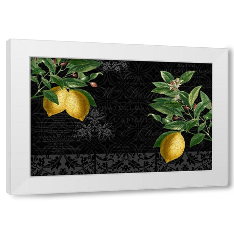 Lemon Drop White Modern Wood Framed Art Print by Allen, Kimberly
