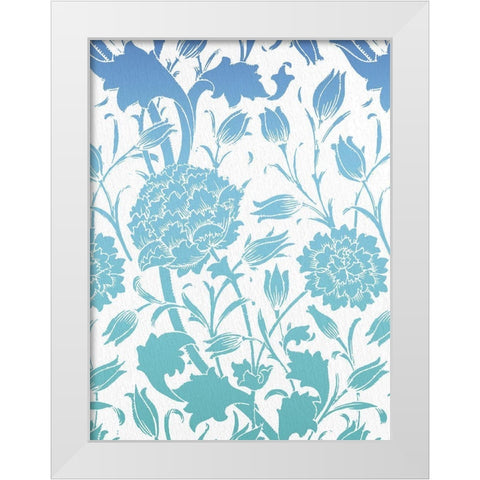 Motif Summer 1 White Modern Wood Framed Art Print by Allen, Kimberly