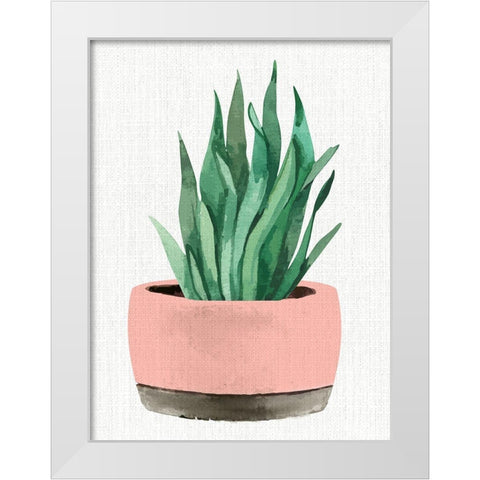 Planted 1 White Modern Wood Framed Art Print by Allen, Kimberly
