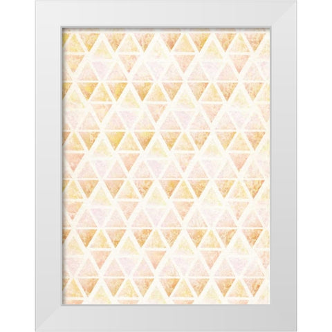 Lovely White Modern Wood Framed Art Print by Allen, Kimberly