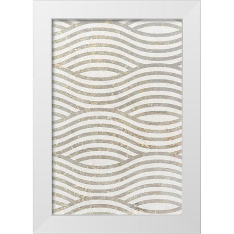 Concrete Panel A White Modern Wood Framed Art Print by Allen, Kimberly