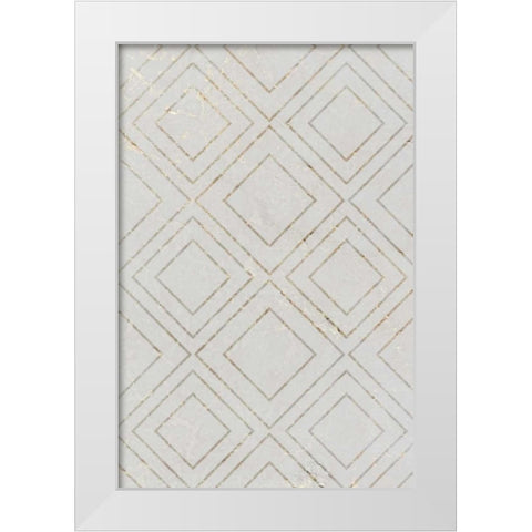 Concrete Panel B White Modern Wood Framed Art Print by Allen, Kimberly