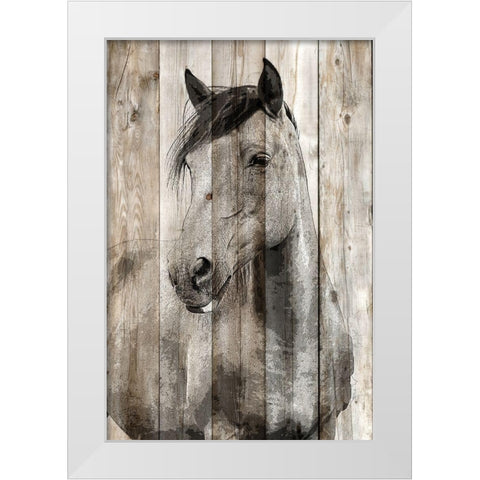 Young 1 White Modern Wood Framed Art Print by Allen, Kimberly