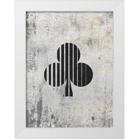 Lets Play B White Modern Wood Framed Art Print by Allen, Kimberly