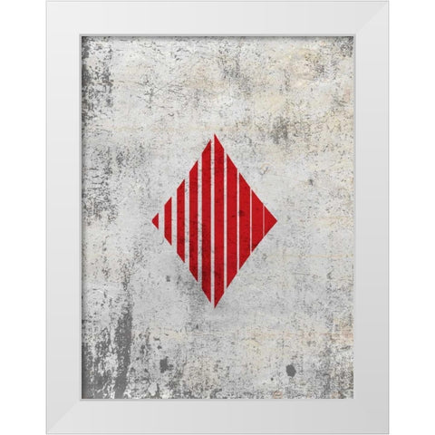 Lets Play C White Modern Wood Framed Art Print by Allen, Kimberly