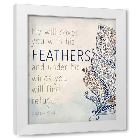Find Refuge White Modern Wood Framed Art Print by Allen, Kimberly