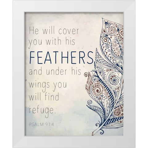 Find Refuge White Modern Wood Framed Art Print by Allen, Kimberly