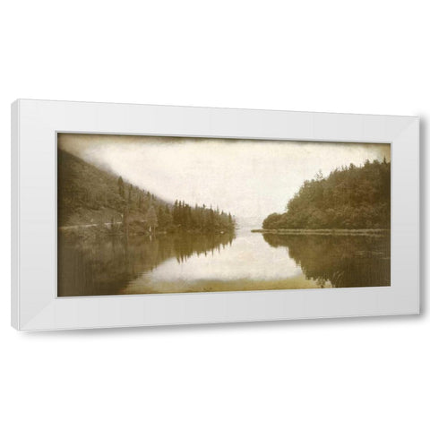 Reflection White Modern Wood Framed Art Print by Allen, Kimberly