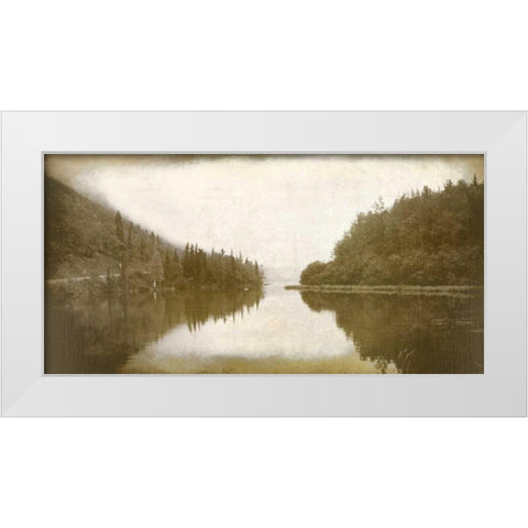 Reflection White Modern Wood Framed Art Print by Allen, Kimberly