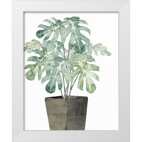 Olive Pot 1 White Modern Wood Framed Art Print by Allen, Kimberly