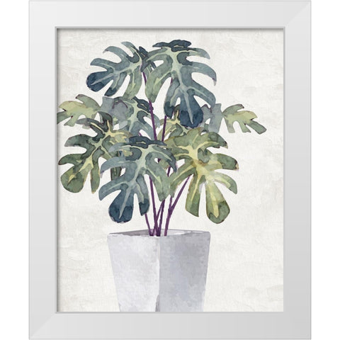Plant 1 White Modern Wood Framed Art Print by Allen, Kimberly