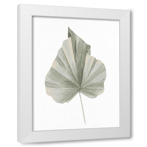 Soft Green 1 White Modern Wood Framed Art Print by Allen, Kimberly