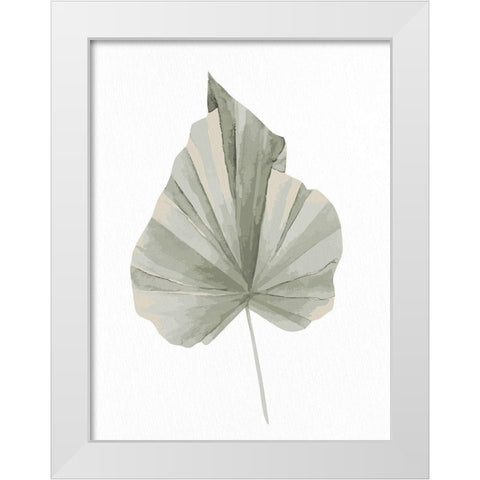 Soft Green 1 White Modern Wood Framed Art Print by Allen, Kimberly
