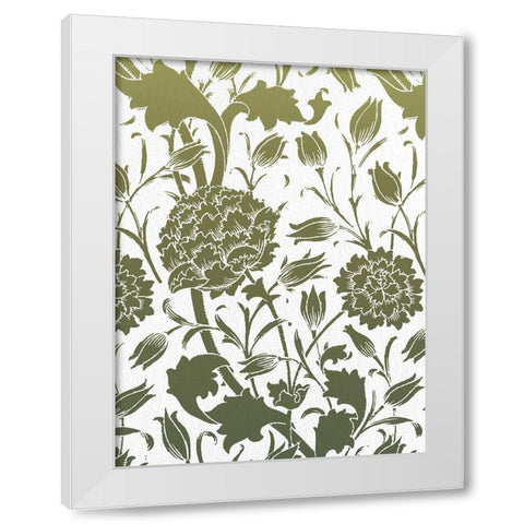 Motif 1 White Modern Wood Framed Art Print by Allen, Kimberly